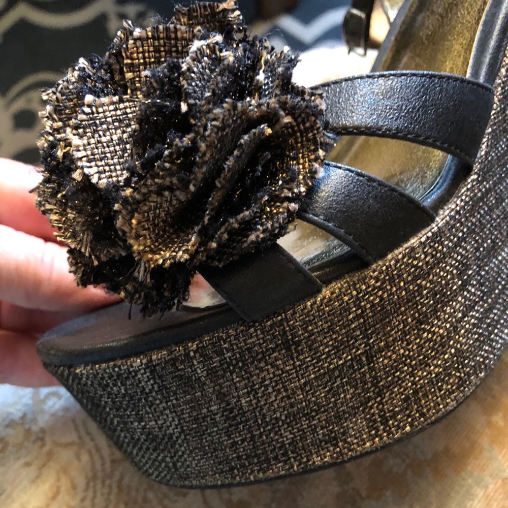 Nicole Miller Wedge Sandals